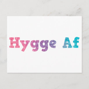 Cartão Postal hygge de
