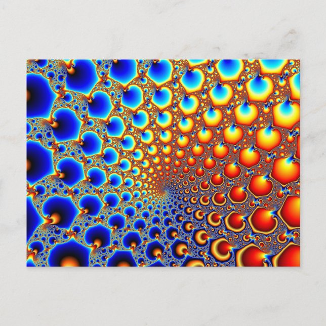 Cartão Postal Hypnotic Portal - Fractal Postcard (Frente)