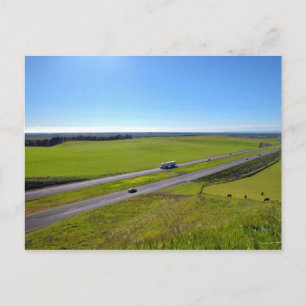 Cartão Postal I-5 San Joaquin Valley, na Califórnia Central