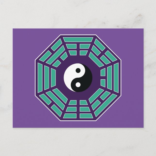 Cartão Postal I Ching Yin Yang (Frente)