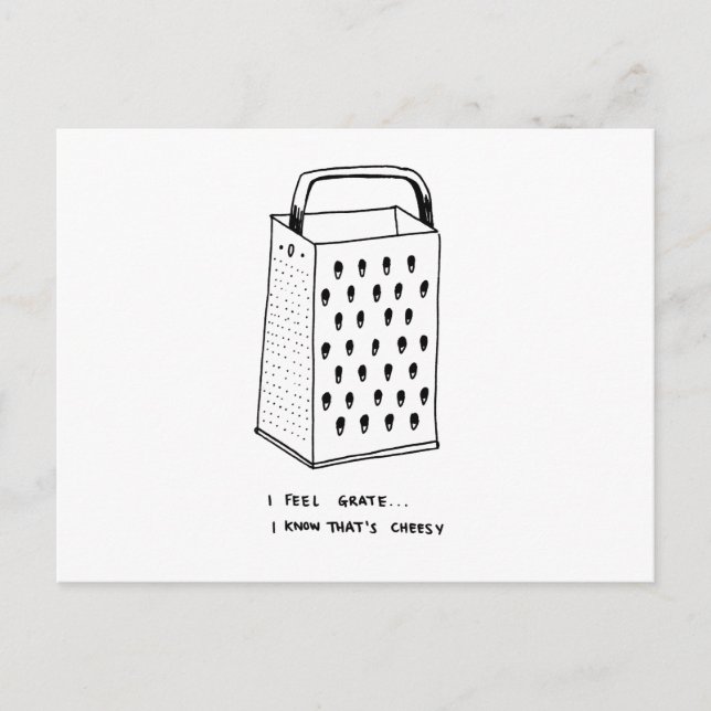 Cartão Postal I Feel Grate (Frente)