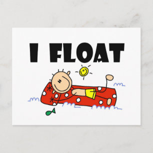 Cartão Postal I Float T-shirts and Gifts