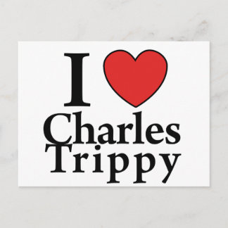 Cartão Postal I Heart Charles Trippy
