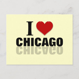 Cartão Postal I Heart Chicago