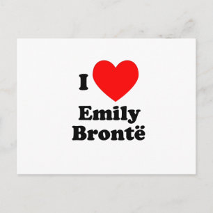 Cartão Postal I Heart Emily Bronte