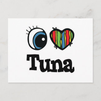 Cartão Postal I Heart (Love) Tuna