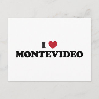 Cartão Postal I Heart Montevideo Uruguai