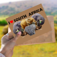 I Heart South Africa Elephant Emblem