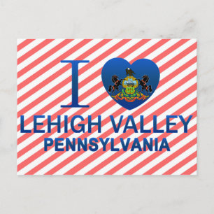 Cartão Postal I Love Lehigh Valley, PA