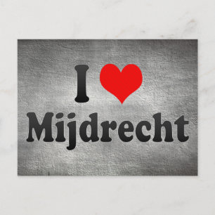 Cartão Postal I Love Mijdrecht, Países Baixos