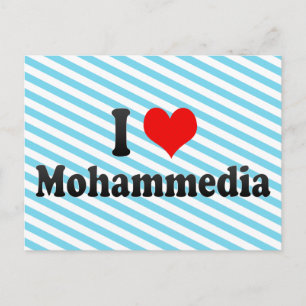 Cartão Postal I Love Mohammedia, Marrocos