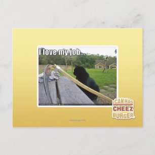 Cartão Postal I love my job