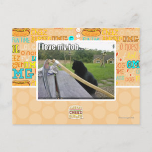 Cartão Postal I love my job