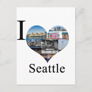 Cartão Postal I Love Seattle