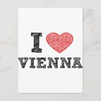 Cartão Postal I Love Vienna