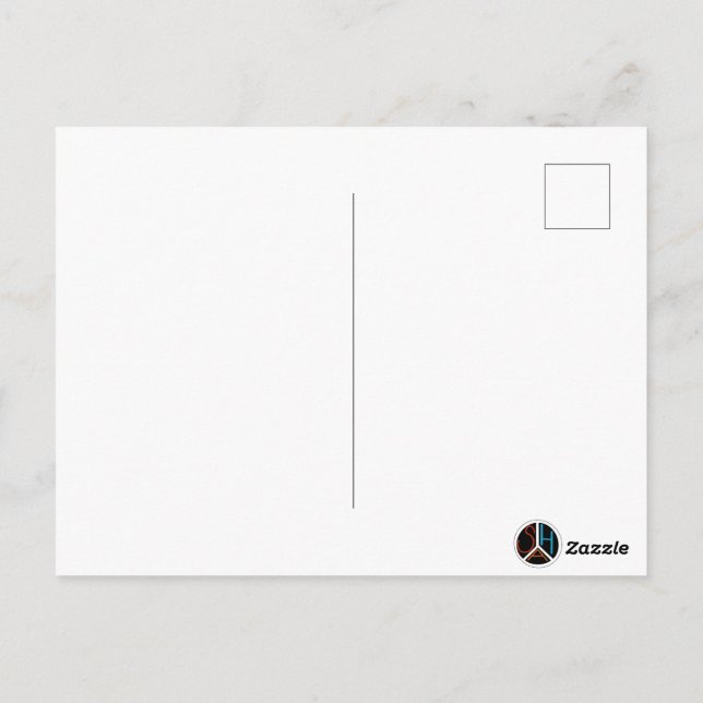 Cartão Postal I ❤️ Pickleball in black, white, & red  (Verso)