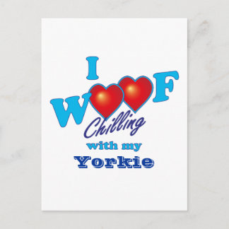 Cartão Postal I Woof Yorkie