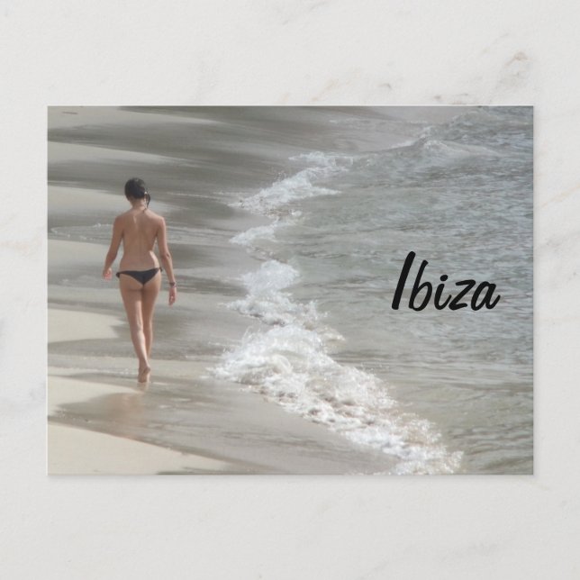 Cartão postal Ibiza Beach (Frente)