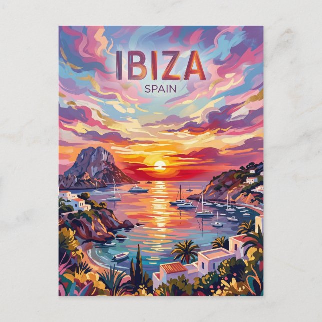 Cartão Postal Ibiza Espanha (Frente)