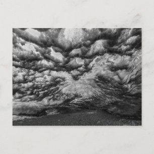 Cartão Postal Ice Cave In Black And White
