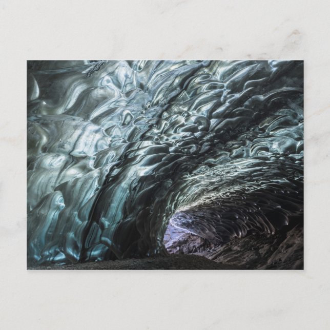 Cartão Postal Ice Cave Wall Patterns (Frente)