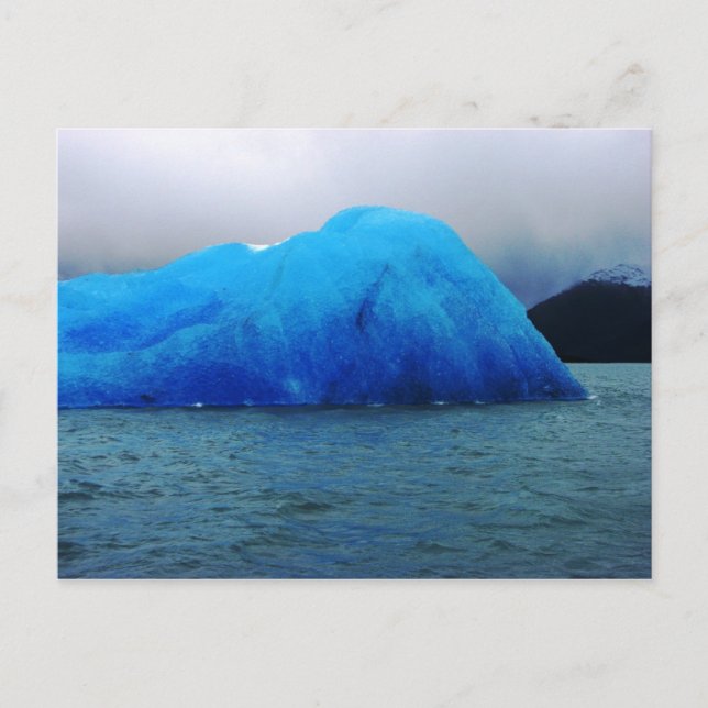 Cartão Postal Iceberg, Glacier de Upsala, Lago Argentina (Frente)