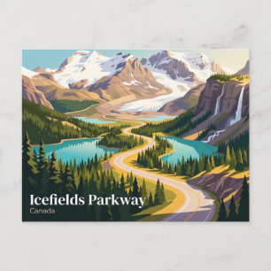 Cartão Postal Icefields Parkway Canadá