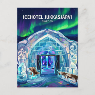 Cartão Postal ICEHOTEL Jukkasjärvi Suécia