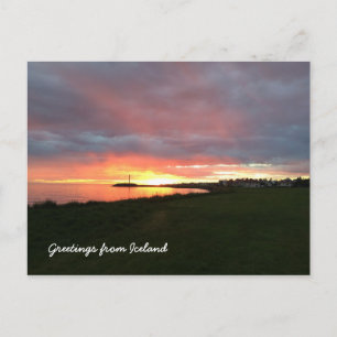 Cartão Postal Icelandic landscape