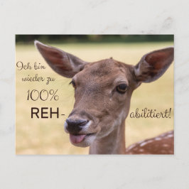 Cartão Postal Ich bin zu 100% REH-abilitiert!
