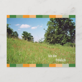 Cartão Postal Ich caixa froehlich