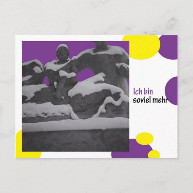 Cartão Postal ich caixa soviel mehr (Frente)