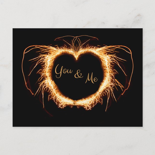 Cartão Postal Ich liebe Dich - Liebesgrüße aus dem Briefkasten! (Frente)