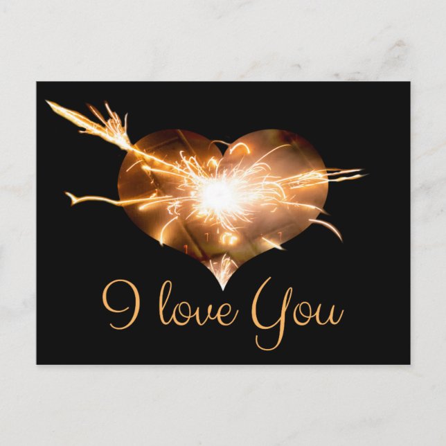 Cartão Postal Ich liebe Dich - Liebesgrüße aus dem Briefkasten! (Frente)