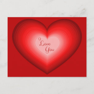 Cartão Postal Ich liebe Dich - Liebesgrüße aus dem Briefkasten