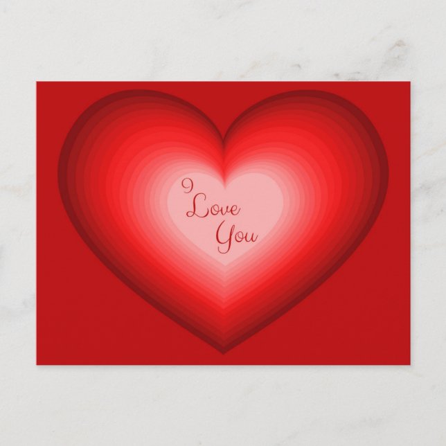 Cartão Postal Ich liebe Dich - Liebesgrüße aus dem Briefkasten! (Frente)