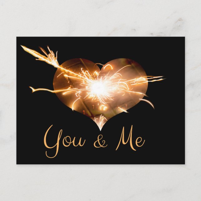 Cartão Postal Ich liebe Dich - Liebesgrüße aus dem Briefkasten! (Frente)