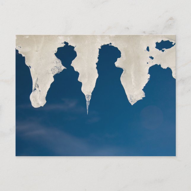 Cartão Postal Íclica contra um céu azul (Frente)