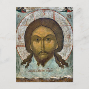 Cartão Postal Ícone Cristão Ortodoxo de Mandylion