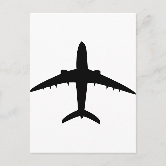 Cartão Postal ícone de aeronave (Frente)