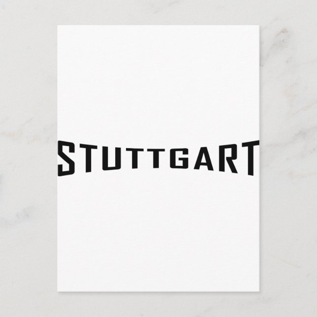 Cartão Postal ícone de alemanha stuttgart (Frente)