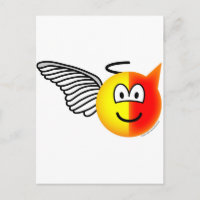 Ícone de anjo ou demônio