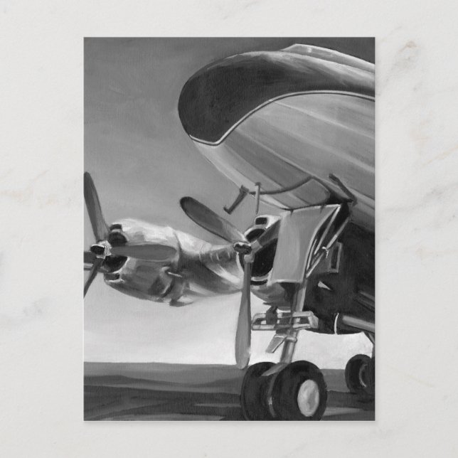 Cartão Postal Ícone de Aviação (Frente)