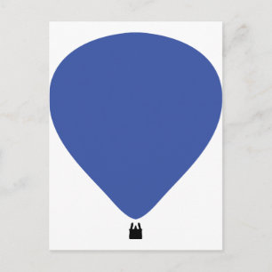Cartão Postal ícone de balão azul