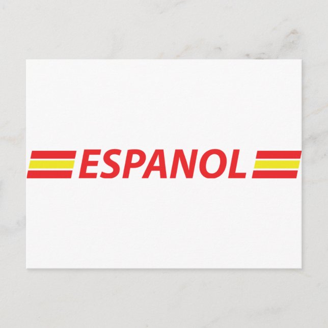 Cartão Postal ícone espanol (Frente)