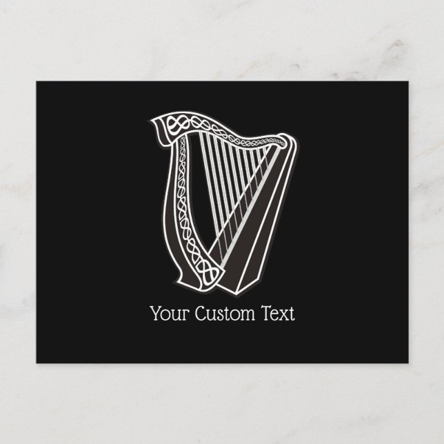 Cartão Postal Ícone Harp (Frente)