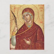 Ícone Ortodoxo de Santa Eufrosina de Alexandria