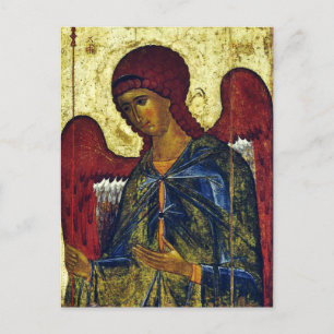 Cartão Postal Ícone Ortodoxo do Santo Anjo Gabriel