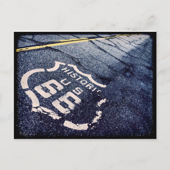 Cartão Postal Icônica Rota 66 (Frente)