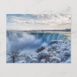 Cartão Postal Icy Niagara Falls